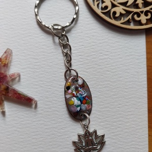 Jógi Színes Tűzzománc Kulcstartó - táska & tok - kulcstartó & táskadísz - kulcstartó - Meska.hu