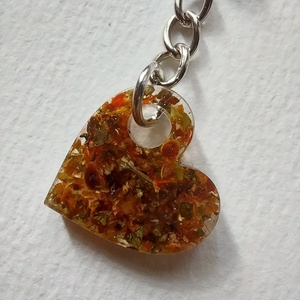 Természetközeli Szív kulcstartók - Növényi Talizmánok Kollekció - táska & tok - kulcstartó & táskadísz - kulcstartó - Meska.hu