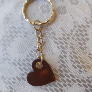 Természetközeli Szív kulcstartók - Növényi Talizmánok Kollekció - táska & tok - kulcstartó & táskadísz - kulcstartó - Meska.hu