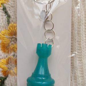 Bástya Sakkfigura Kulcstartó - táska & tok - kulcstartó & táskadísz - kulcstartó - Meska.hu