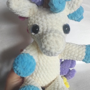 Vattacukor Unikornis  Horgolt amigurumi, Játék & Sport, Plüssállat & Játékfigura, Unikornis, Horgolás, MESKA