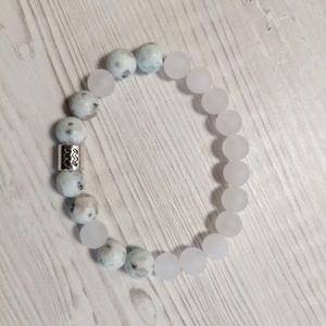 Vízöntő Ásványkarkötő - ékszer - karkötő - ásványkarkötő - Meska.hu