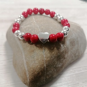 Valentin-napi Női Ásványkarkötő - ékszer - karkötő - gyöngyös karkötő - Meska.hu