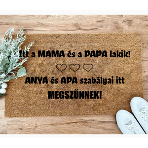 Családi lábtörlő  - Meska.hu