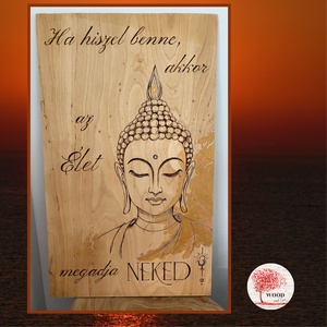 Fali kép - motiváció, ajándék, karácsony, pirográfia - otthon & életmód - dekoráció - kép & falikép - fából készült kép - Meska.hu