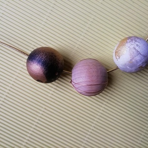 Fekete, arany és fehér fagyöngy nyaklánc  - ékszer - nyaklánc - gyöngyös nyaklánc - Meska.hu