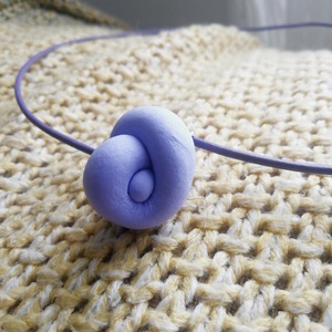 Levendula lila nyaklánc és fülbevaló szett - ékszer - ékszerszett - Meska.hu