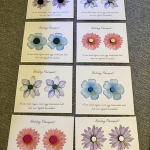 Nőnapi kiadás-bedugós fülik - ékszer - fülbevaló - fülékszer - Meska.hu