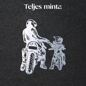 Duplafalú termosz - Motoros mintával - otthon & életmód - konyhafelszerelés, tálalás - italos kellékek - termoszok - Meska.hu
