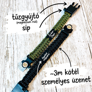 Paracord karkötő ajándékdobozzal - ékszer - karkötő - fonott karkötő - Meska.hu