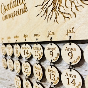 Családi öröknaptár - idézettel - otthon & életmód - dekoráció - fali és függő dekoráció - falinaptár & öröknaptár - Meska.hu