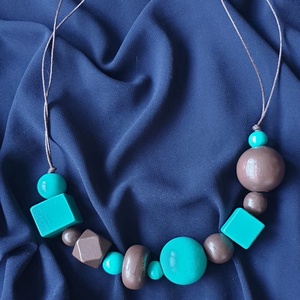 Geometrikus fa nyaklánc, Ékszer, Nyaklánc, Bogyós nyaklánc, , MESKA