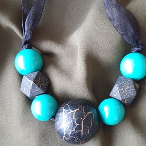 Fa bogyós nyaklánc - ékszer - nyaklánc - bogyós nyaklánc - Meska.hu