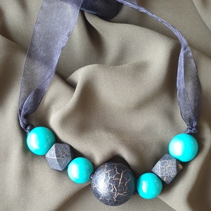 Fa bogyós nyaklánc - ékszer - nyaklánc - bogyós nyaklánc - Meska.hu