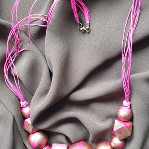 Fa nyaklánc - ékszer - nyaklánc - bogyós nyaklánc - Meska.hu