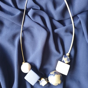 Fa nyakl�nc, Ékszer, Nyaklánc, Bogyós nyaklánc, Ékszerkészítés, Famegmunkálás, MESKA