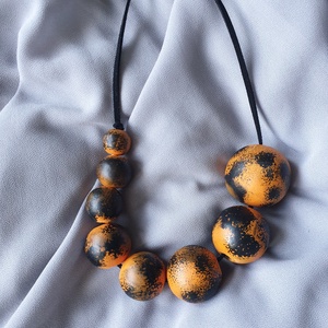 Fa statement nyaklánc - ékszer - nyaklánc - statement nyaklánc - Meska.hu