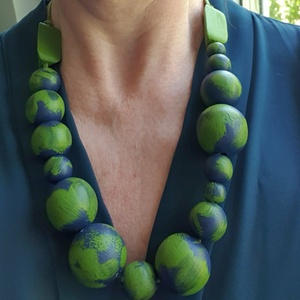 Fa bogyós nyakl�nc - Gaia Globes - Meska.hu