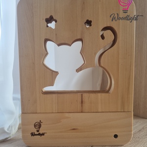 Woodlight Csodalámpa-Cica - otthon & életmód - babaszoba, gyerekszoba - babaszoba dekoráció - Meska.hu