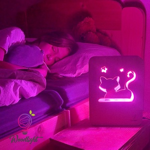 Woodlight Csodalámpa-Cica - otthon & életmód - babaszoba, gyerekszoba - babaszoba dekoráció - Meska.hu