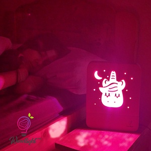 Woodlight Csodalámpa-Unikornis - otthon & életmód - babaszoba, gyerekszoba - babaszoba dekoráció - Meska.hu