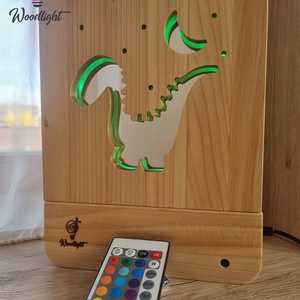 Woodlight Csodalámpa-Dinó - otthon & életmód - babaszoba, gyerekszoba - babaszoba dekoráció - Meska.hu