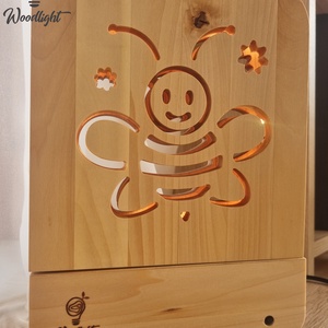 Woodlight Csodalámpa-Méhecske, Otthon & Életmód, Babaszoba, gyerekszoba, Babaszoba dekoráció, Famegmunkálás, MESKA