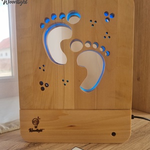 Woodlight Csodalámpa-Talpacska - otthon & életmód - babaszoba, gyerekszoba - babaszoba dekoráció - Meska.hu