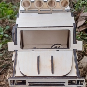 Fából készült off-road pickup modell � ahol a kaland kézzel fogható - művészet - makett, modell - Meska.hu