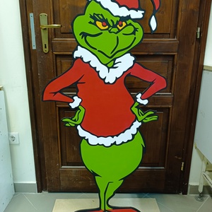 Grincs üdvözlő tábla - karácsony - karácsonyi kültéri dekoráció - Meska.hu Grincs üdvözlő tábla - karácsony - karácsonyi kültéri dekoráció - Meska.hu