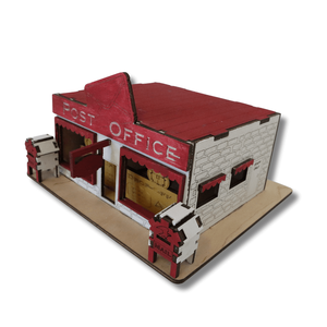 Amerikai posta - LED világítással - karácsony - karácsonyi lakásdekoráció - karácsonyi falu, házikó - Meska.hu