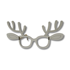 Rénszarvas party szemüveg - karácsony - karácsonyi lakásdekoráció - karácsonyi lakásdíszek - Meska.hu