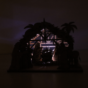 Karácsonyi dekorcsomag - Téli Álomfalu - LED világítással - karácsony - karácsonyi lakásdekoráció - karácsonyi falu, házikó - Meska.hu