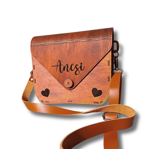 Női táska, Táska & Tok, Kézitáska & válltáska, Válltáska, Famegmunkálás, MESKA