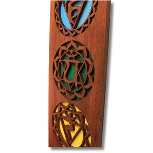 Csakra sor - nagy fali dísz - otthon & életmód - dekoráció - fali és függő dekoráció - falra akasztható dekor - Meska.hu