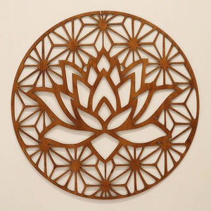 Lótuszvirág falikép - Élet virága, Otthon & Életmód, Dekoráció, Kép & Falikép, Fából készült kép, Famegmunkálás, MESKA