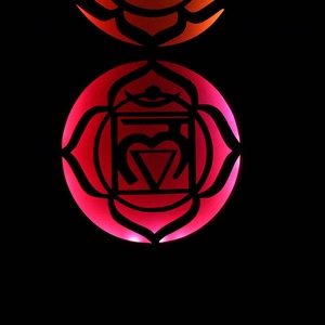 Csakra lámpa - fali dísz - otthon & életmód - dekoráció - spiritualitás - mandala - Meska.hu