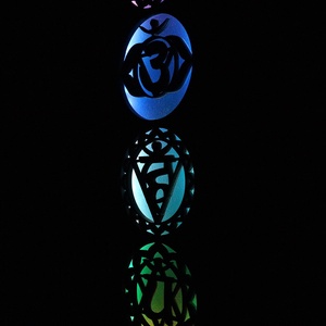 Csakra lámpa - fali dísz - otthon & életmód - dekoráció - spiritualitás - mandala - Meska.hu