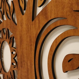 Életfa falikép - Nappal, holddal - otthon & életmód - dekoráció - kép & falikép - fából készült kép - Meska.hu