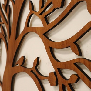 Életfa falikép - Japán cseresznyefa, madárkákkal - otthon & életmód - dekoráció - kép & falikép - fából készült kép - Meska.hu