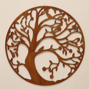 Életfa falikép - Japán cseresznyefa, madárkákkal, Otthon & Életmód, Dekoráció, Kép & Falikép, Fából készült kép, Famegmunkálás, MESKA