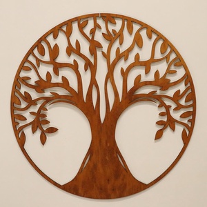 Életfa falikép - Csavaros lombú, Otthon & Életmód, Dekoráció, Kép & Falikép, Fából készült kép, Famegmunkálás, MESKA