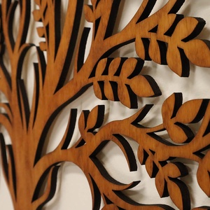 Életfa falikép - Babérlevelű - otthon & életmód - dekoráció - kép & falikép - fából készült kép - Meska.hu