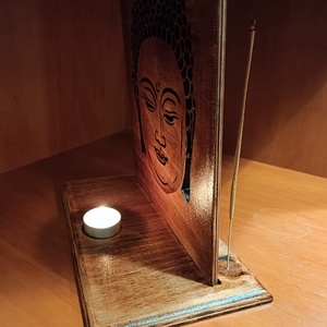 Buddha füstölőtartó - otthon & életmód - dekoráció - spiritualitás - füstölő és füstölőtartó - Meska.hu