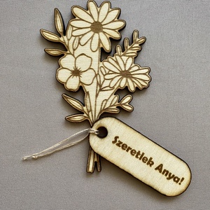 Anyák napi fa virág felirattal - otthon & életmód - papír, írószer - ajándékozás kellékei - ajándékkísérő - Meska.hu