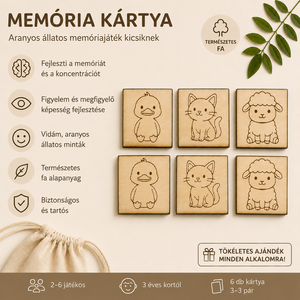  Állatos fa memóriajáték - Meska.hu