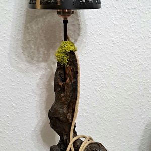 Egyedi rusztikus lámpa., Otthon & Életmód, Lámpa, Asztali lámpa, Famegmunkálás, Fémmegmunkálás, MESKA