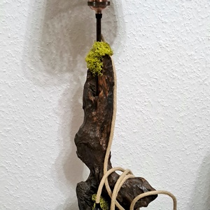 Egyedi rusztikus lámpa. - otthon & életmód - lámpa - asztali lámpa - Meska.hu