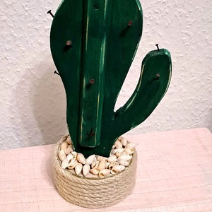 Kaktusz ékszer-kulcstartó - ékszer - ékszertartó - ékszertartó állvány - Meska.hu