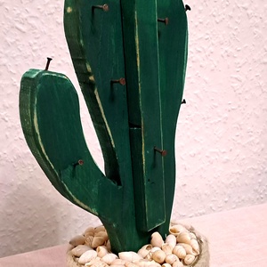 Kaktusz ékszer-kulcstartó - ékszer - ékszertartó - ékszertartó állvány - Meska.hu